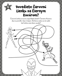 Čarovná Lienka a Čierny Kocúr - Adventná škrabacia