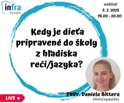 WEBINÁR:Kedy je dieťa pripravené do ZŠ