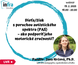 Webinár:Dieťa/žiak s PAS – ako podporiť jeho motor